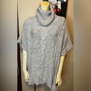 Grey pullover cardigan